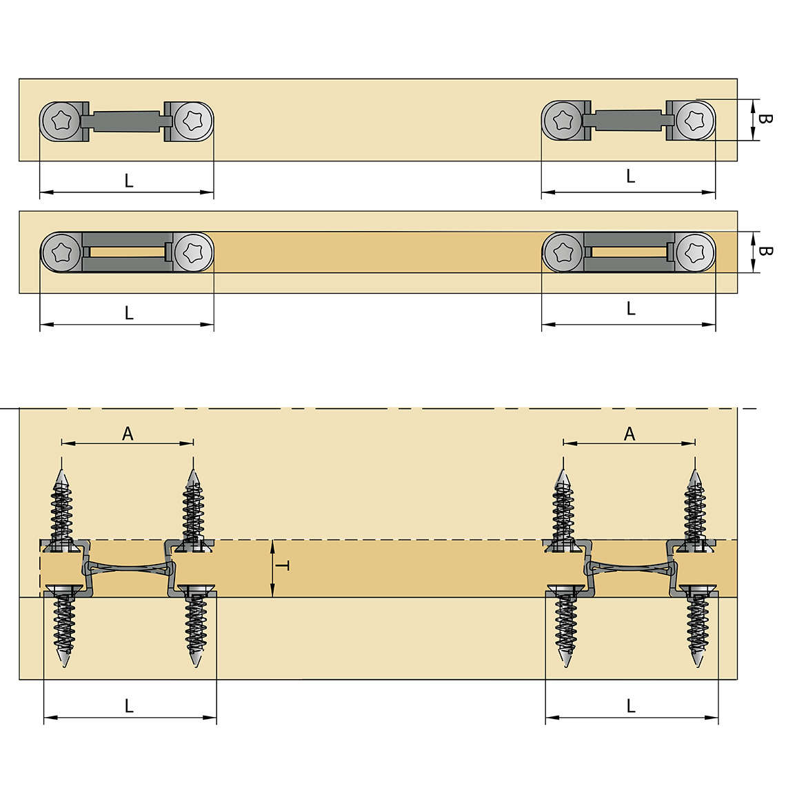 Gabarit de perçage et de profondeur pour MODULAR-System - Knapp Connectors